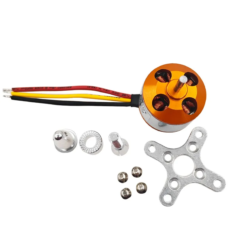1PCS A2212 Brushless Motor   KV1000/1400/2200/930/2450KV 273D XXD Four Axis Motor Aeromodelling