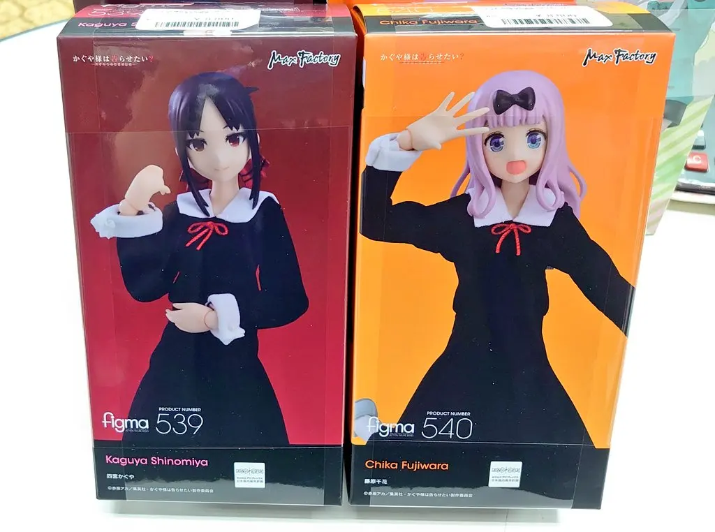 Originale Figma 539 540 Kaguya Sama Love Is War Shinomiya Kaguya fujifilara Chika PVC Action Figure Toy Model