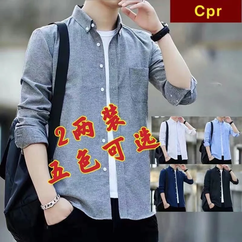 Uomo in puro cotone lungo Sve Work irt Anti-scottatura Resistente all'usura Cantiere W Denim Jaet Busin Casual Sle