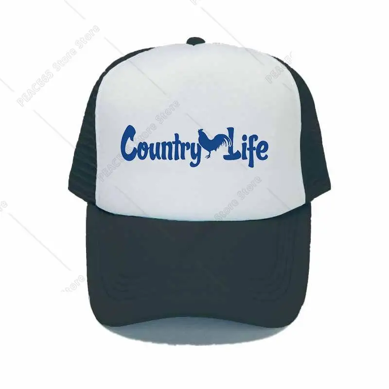 

The Rural Country Life Printing Trucker Hats Animal Chicken Hen Bend Snapback Cap For Women Men Rustication Baseball Cap