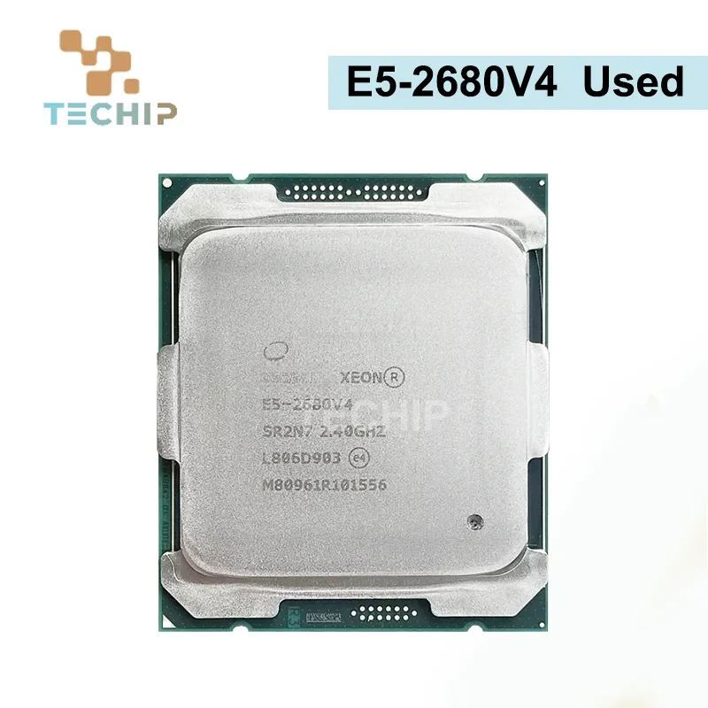 XEON E5 2680V4 CPU PROCESSOR 14 CORE 2.40GHZ 35MB L3 CACHE 120W SR2N7 LGA 2011-3 E5 2680 V4