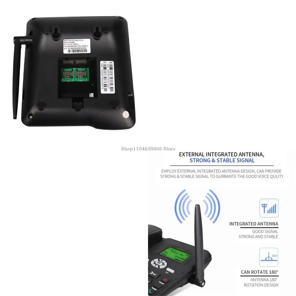 ETS-6588 Cordless Phone Wireless Phone for Convenient Communication at Home