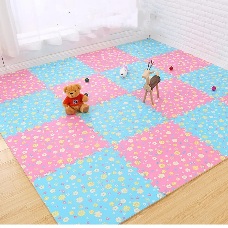 EVA Play Mats para o Bebê, Play Mats, Quarto das Crianças, Tapete de Chão, Playmat, Baby Puzzle, Foot Mat, Baby Foam Mat, 16Pcs, 30x30cm