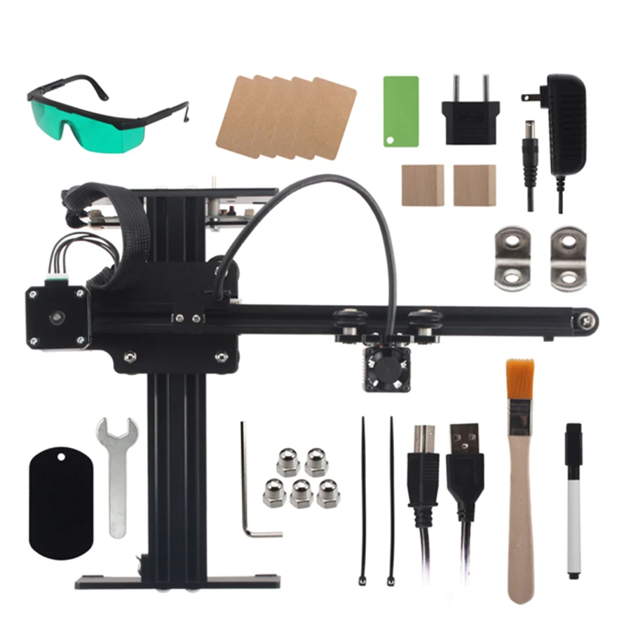 Hot Selling Smart Laser Engraver Machine Engraving Printer Master 20W For Big Size DIY