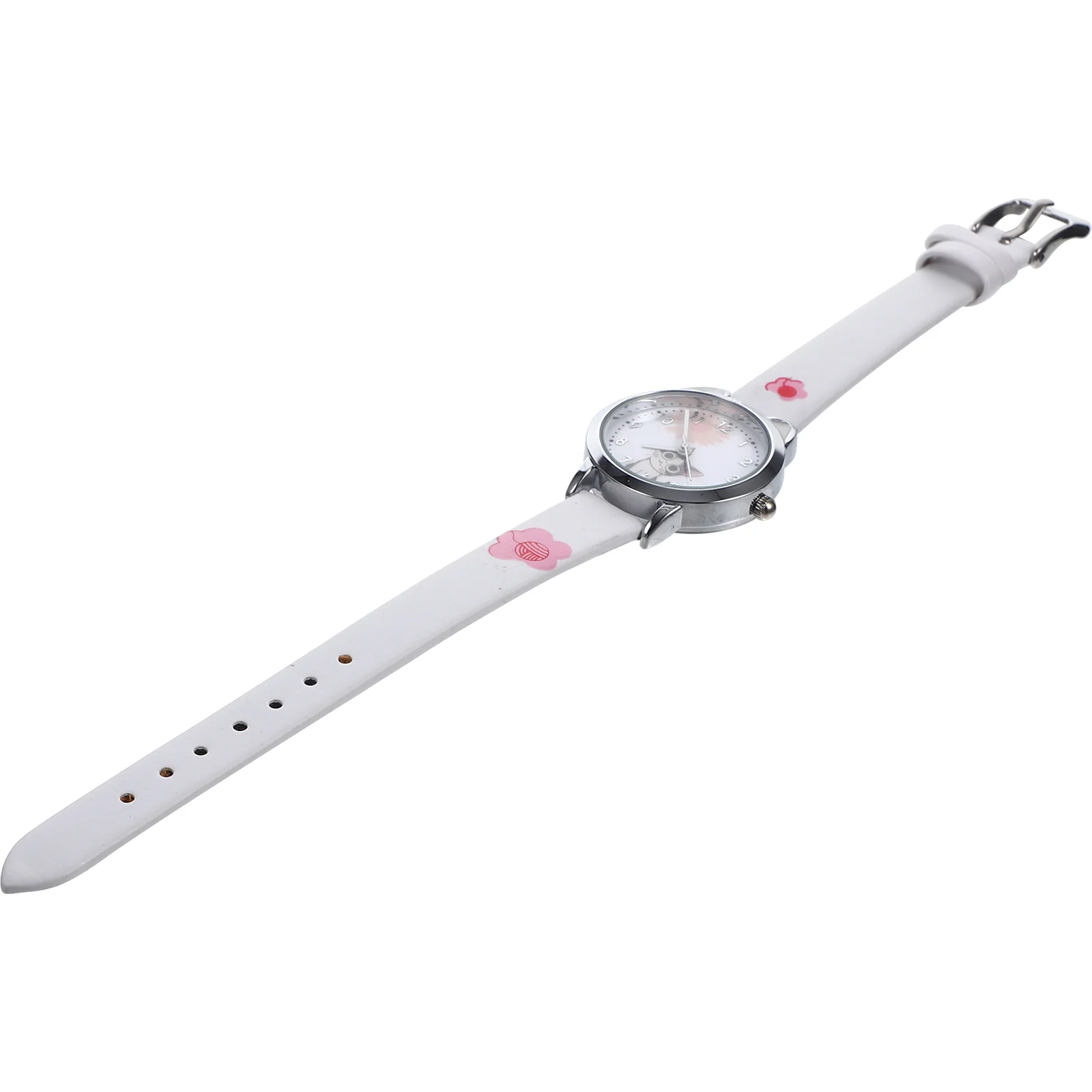 Cartoon horloge kinderhorloges Kitten Design quartz roestvrij staal modeband polshorloge