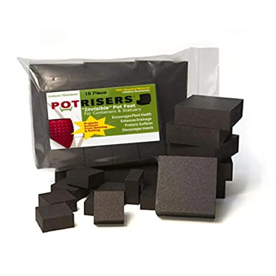 

Комбинированный пакет 12, маленький, 1, 6, большой, 2, 18 шт., общие уличные стояки для растений, дренажные невидимые ножки горшка для горшков или статуй I