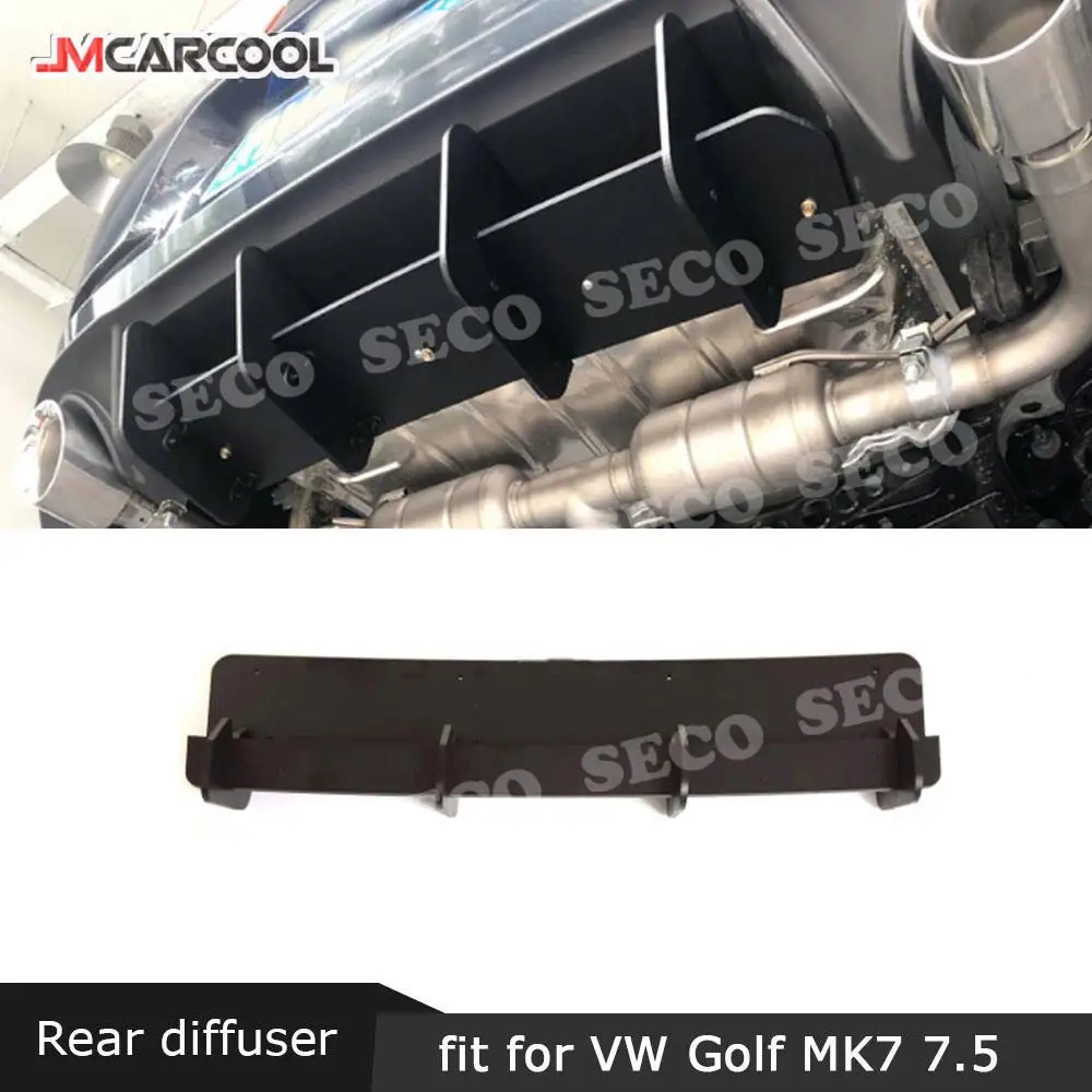 

JMCARCOOL задний диффузор, спойлер, накладка для Volkswagen Golf VII MK7 7.5 GTI R Fins, задний брызговик в стиле акулы, пластина