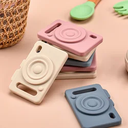 1PCS Baby Teether Silicone Camera Food Grade Baby ToyTeether Nursing Teething Necklace Accessories Silicone Animal Teether