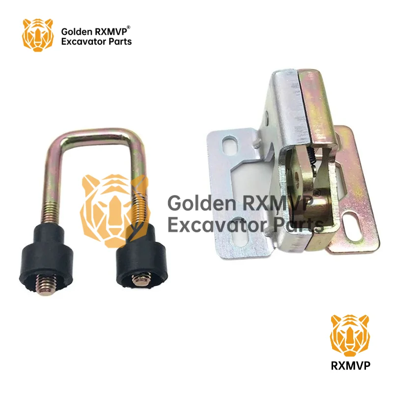 For Driver's cab door lock lock block  XCMG XGMA SDLG 60/85 domestic small excavation reverse buckle lock excavator