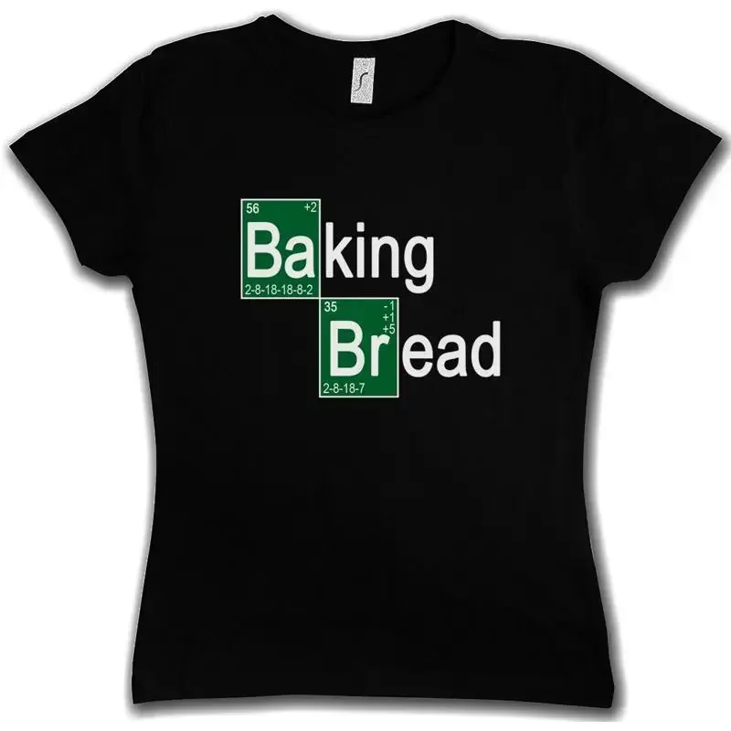 BAKING BREAD II WOMAN T SHIRT Baker Breaking Bakery Confectioner Bad White