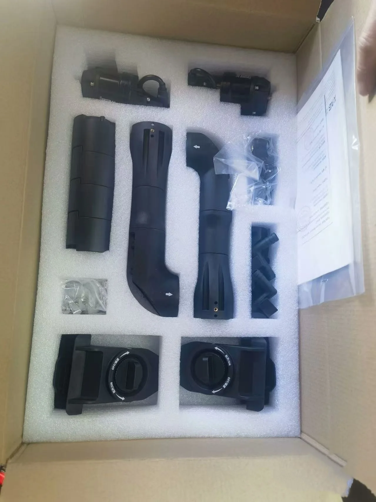 

Комплект для модернизации (1 шт.) - Набор сопел для сельскохозяйственного дрона Agras XAG P100Pro, артикул 05-002-02261