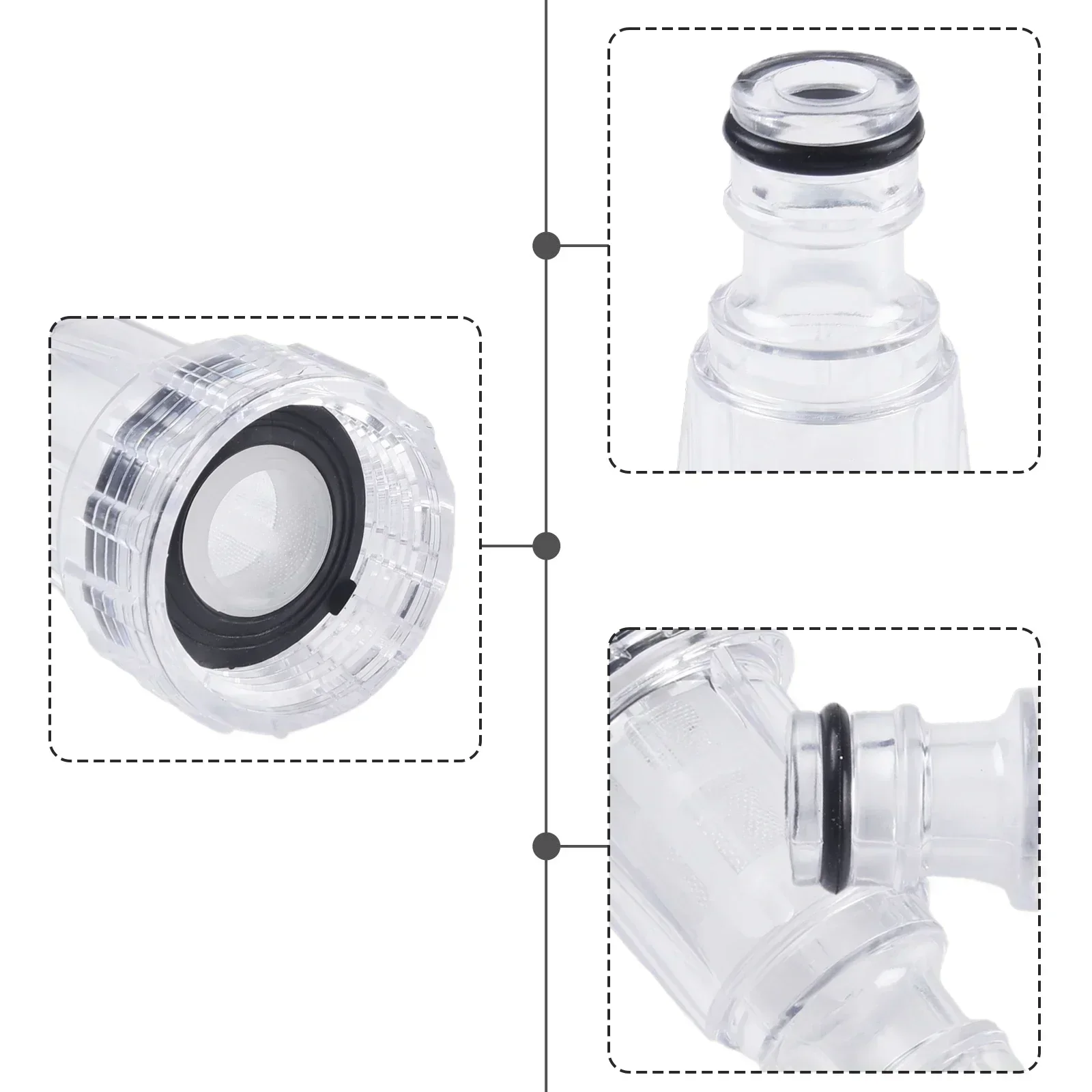

Water Connector Filter Accessories Car Washer Adapter Pressure Washer Filters Nets Hose Pipe Fitting Nozzle Garden Machinery