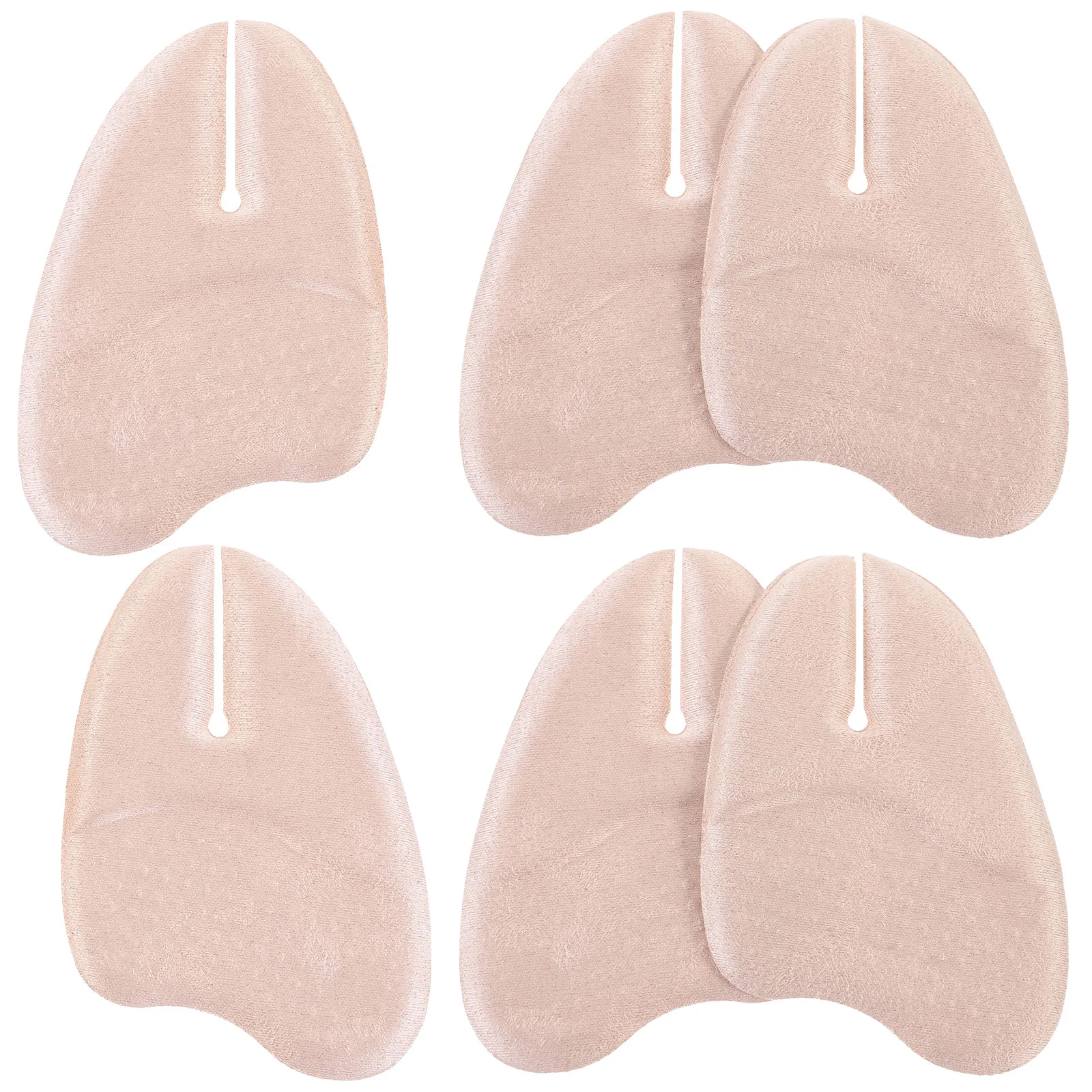 

3 Pairs Comfortable Invisible Self-adhesive Half Palm Pads Shoe Inserts Shoe Cushion For Sandals Insoles Forefoot Replacement