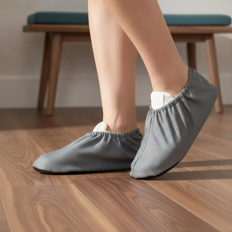 Bowling-Schuhüberzieher, 1 Paar, wiederverwendbar, atmungsaktiv, aus Mesh-Material, staubdicht, leicht, ideal als Geschenk für Bowling-Liebhaber oder für den Urlaub. – Detail 8