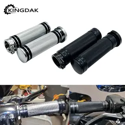 1Inch 25mm Motorcycle Hand Grips Handlebar Grips Aluminum For Harley Sportster XL 883 1200 VRSC Touring Road King Dyna Softail