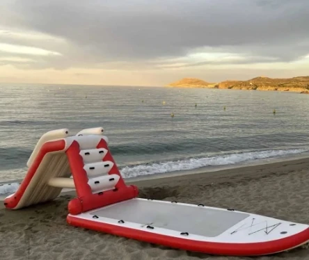 Portable Inflatable Pool Slide, Durable with Easy Setup & Extra-Wide Base for Enhanced Stability