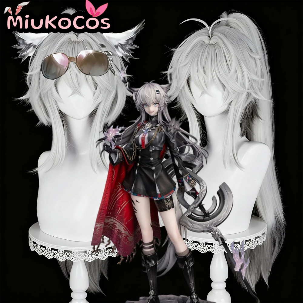 

В НАЛИЧИИ Lappland the Decadenza Disorderly Humility Косплей Парик MiukoCosplay Game Arknights Косплей