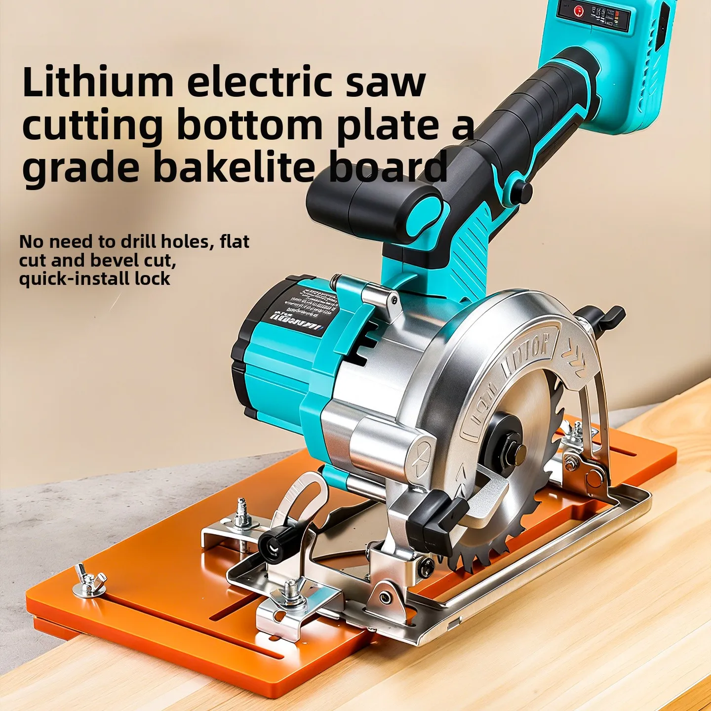 

Опорная пластина для литиевой цепной пилы 6 мм, 8 мм, для деревообработки, без сверления, для режущего станка, бакелитовая опорная пластина