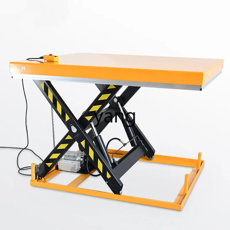 

LJ electric lift small hydraulic lift platform truck 2 tons U-lift unloading platform