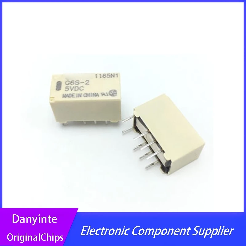 New 10Pcs/lot G6S-2 G6S-2-5VDC G6S-2-4.5VDC G6S-2 5VDC G6S-2-12VDC G6S-2 12VDC G6S-2 24VDC G6S-2-24VDC 5V 12V 24V 4.5VDC 8Pin