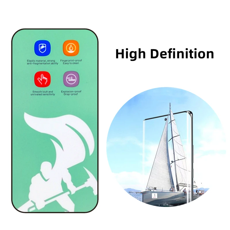 3 قطعة HD هيدروجيل فيلم ل النوبة الهواء ماتي حامي الشاشة ل النوبة الهواء مكافحة Blueray العناية بالعين طبقة رقيقة واقية