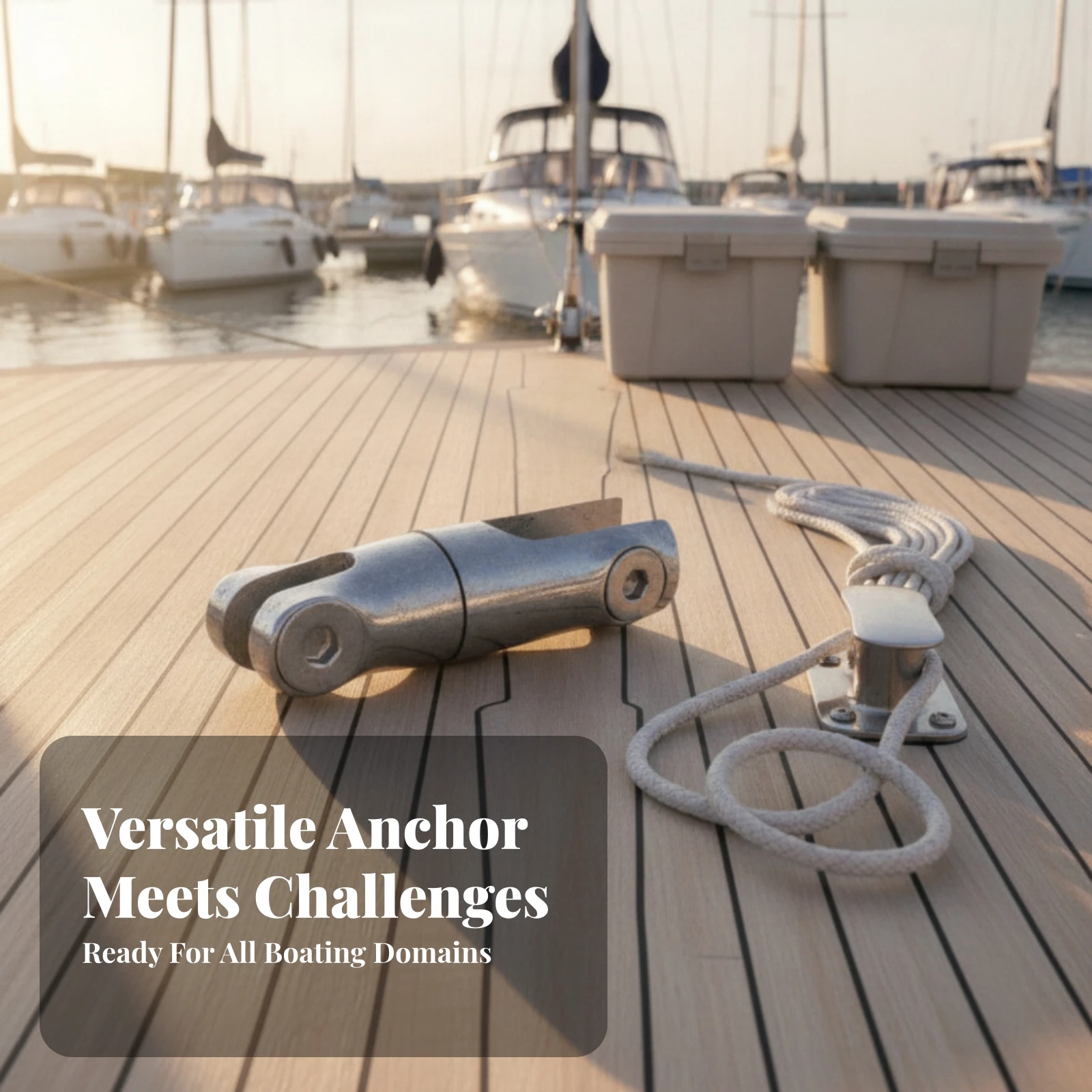 Heavy Duty Corrosion Resistant Marine Hardware Two-Section Anchor Link Connector Anchor Chain Connector Hinged Chain Coupling