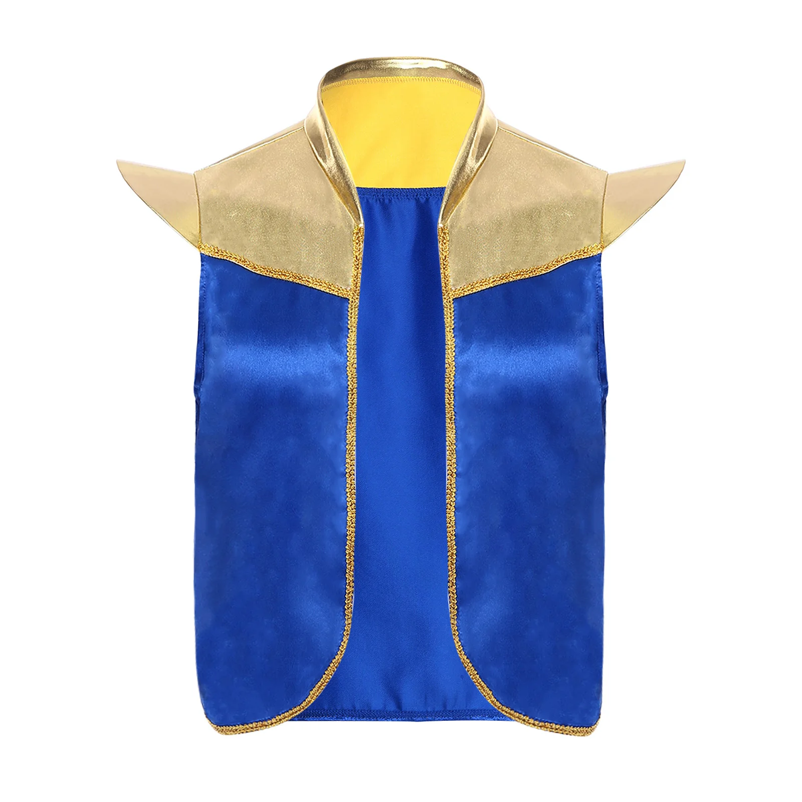 

Fantasy Myth Prince Costume for Men Sleeveless Waistcoat Stage Performance Sleeveless Vest Coat Halloween Themed Parties Cosplay