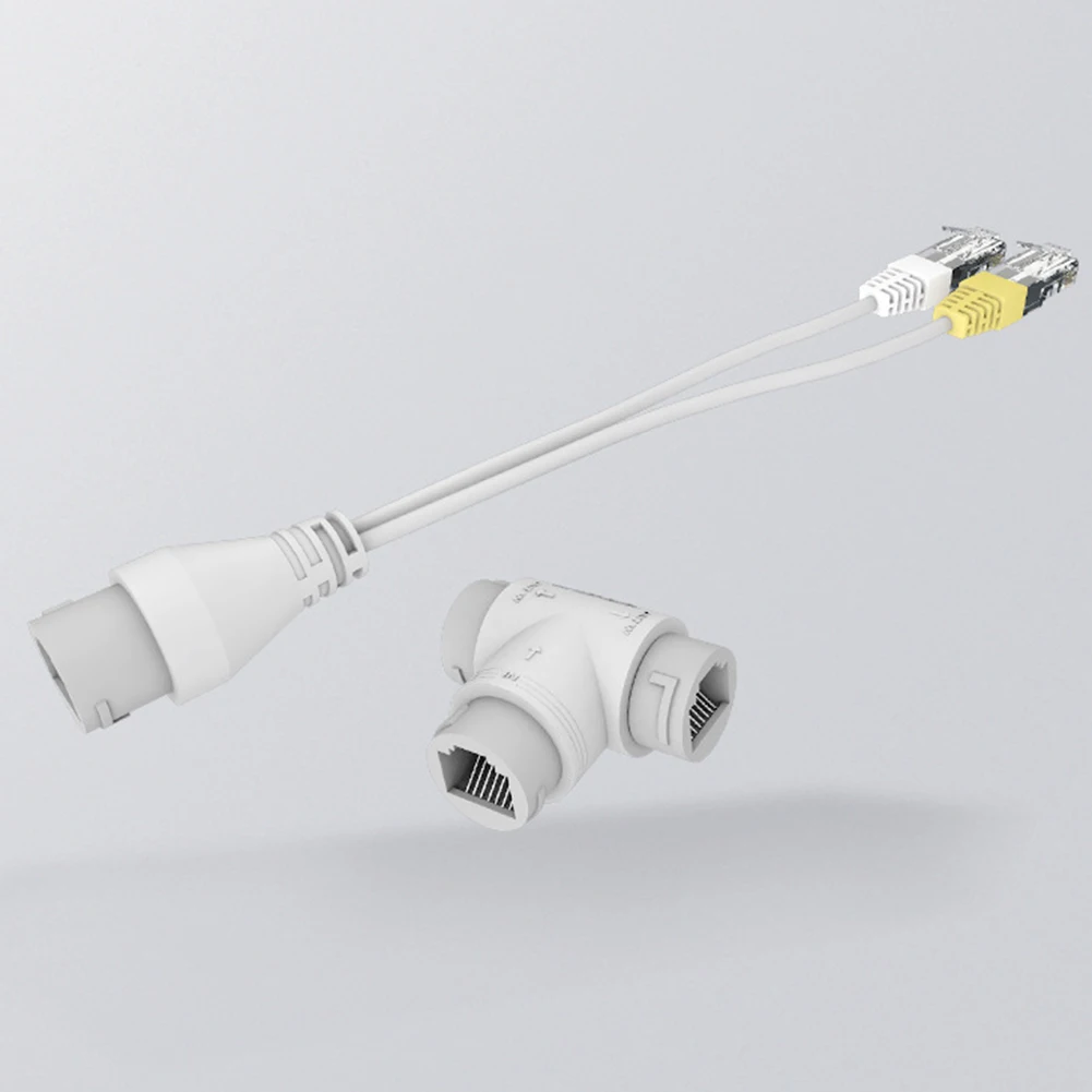 

Кабель-адаптер POE 2-в-1 для IP-камер: поддержка 4/8-жильных кабелей, Plug and Play, аксессуары для установки