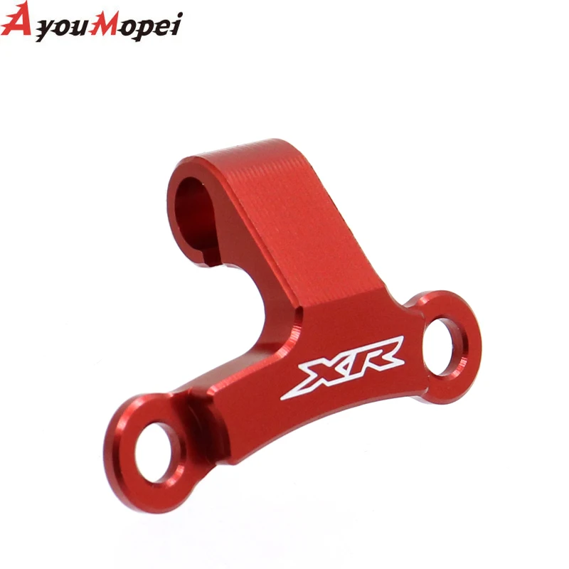 Soporte de abrazadera de línea de embrague para HONDA XR400R 1996-2004 XR 400 R, accesorios de motocicleta, soporte de Cable de embrague de motor receptor