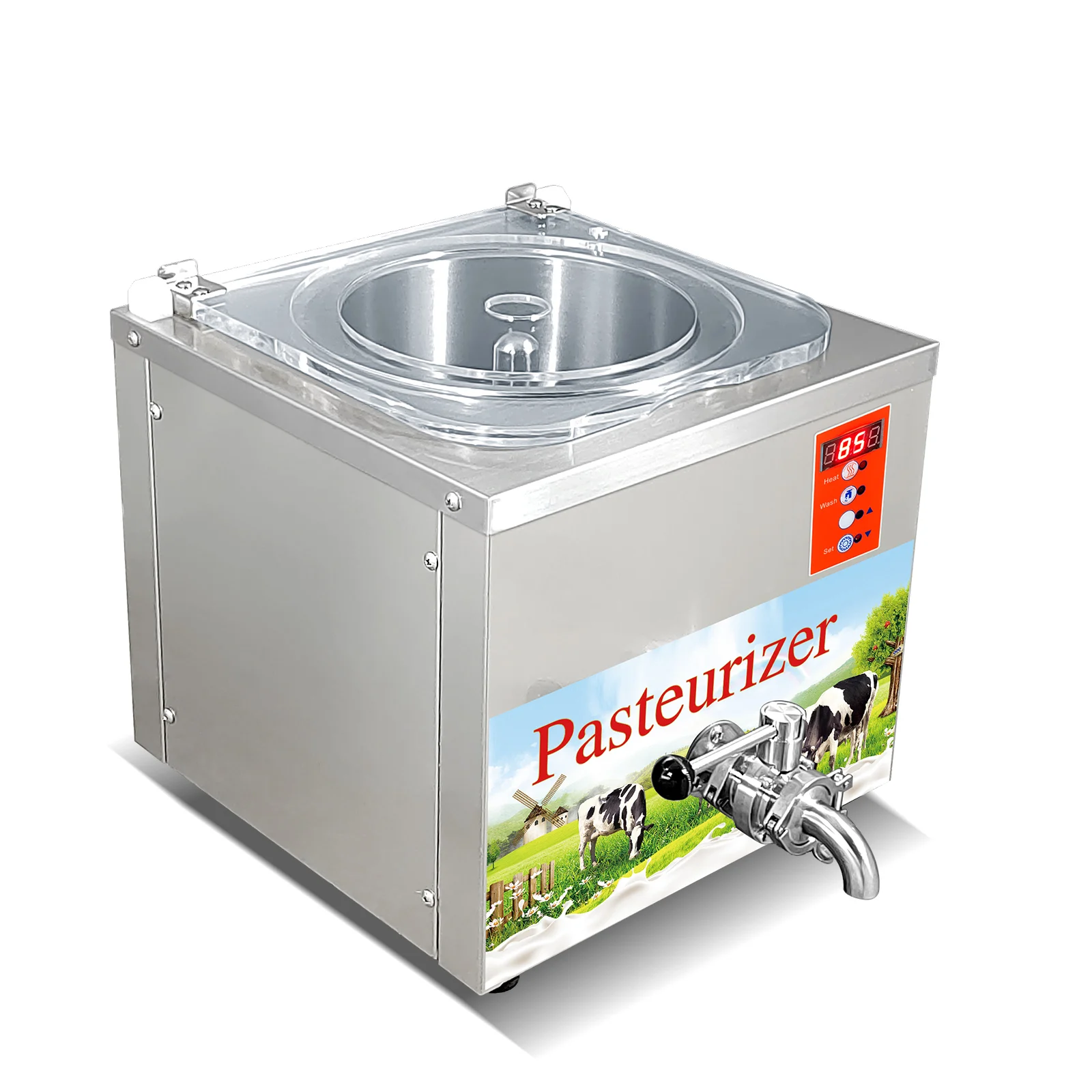 Marmellata di crema Succo di ketchup Pasta di pomodoro Macchina automatica per pasteurizzazione del latte all'uovoPrezzo della macchina per la pasteurizzazione Piccolo ghiaccio