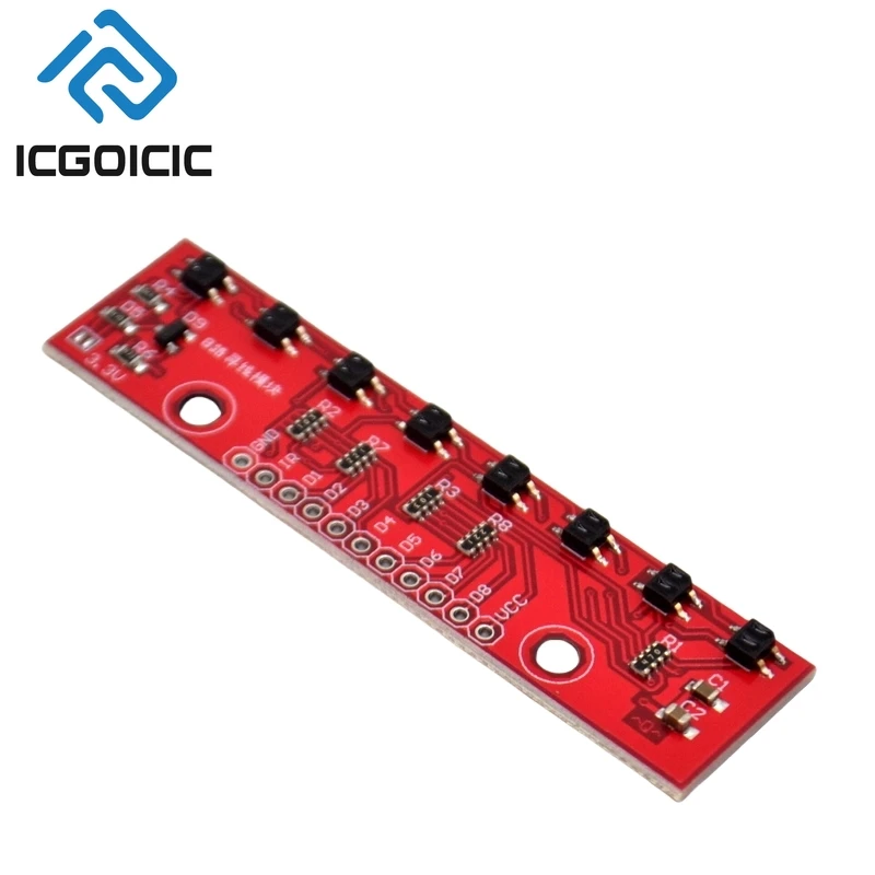 Picture 5: 1-10PCS 8-Channels Infrared Line Tracking Sensor Module – Digital Output for Arduino Smart Car Robot DIY Projects