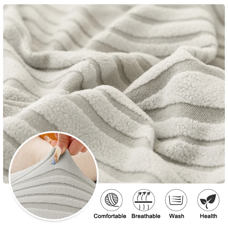 الجاكار أريكة الغلاف لغرفة المعيشة تمتد غطاء أريكة الاطفال الحيوانات الأليفة ودية المضادة للانزلاق سميكة الغلاف الأثاث حماية