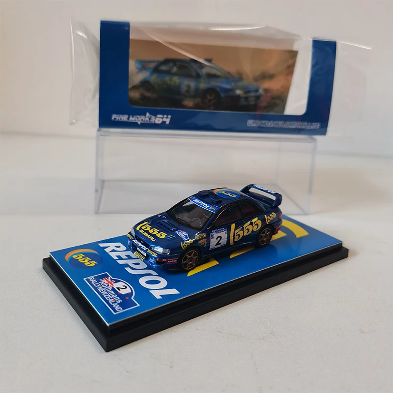 Fine works 1:64 Scale Subaru Impreza WRC Car Model Rally Car Alloy