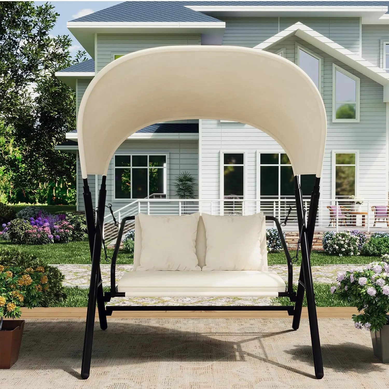 chair cushion 63 inch outdoor swing cushion