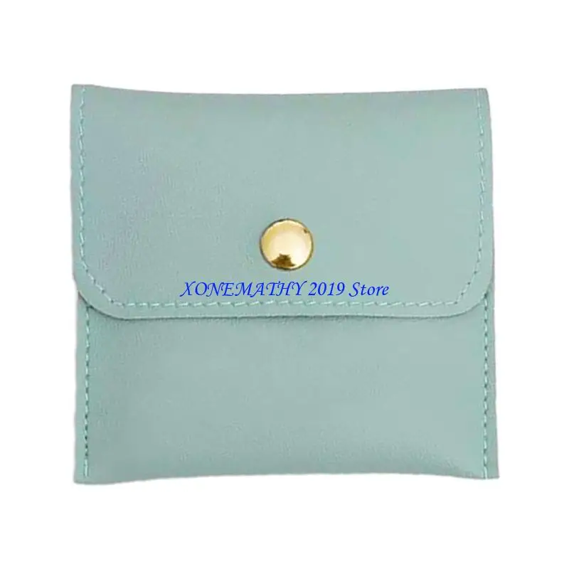 

F42F Practical Jewelry Storage Case Button Closure for Fashion Enthusiasts
