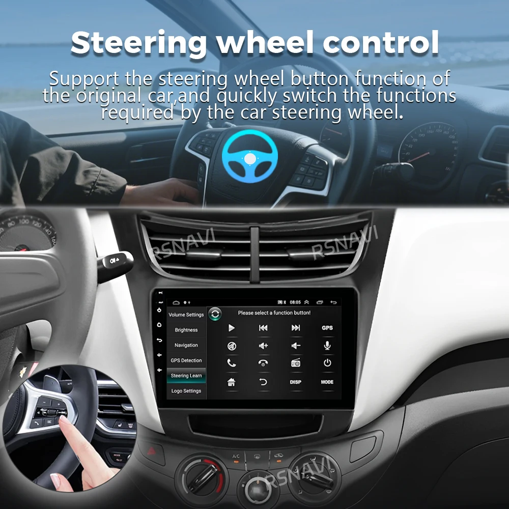 أندرويد 15 راديو السيارة لشروليه شراع أفيو 2015 2016 2017 2018 2019 الملاحة لتحديد المواقع الوسائط المتعددة مشغل فيديو ستيريو واي فاي Carplay