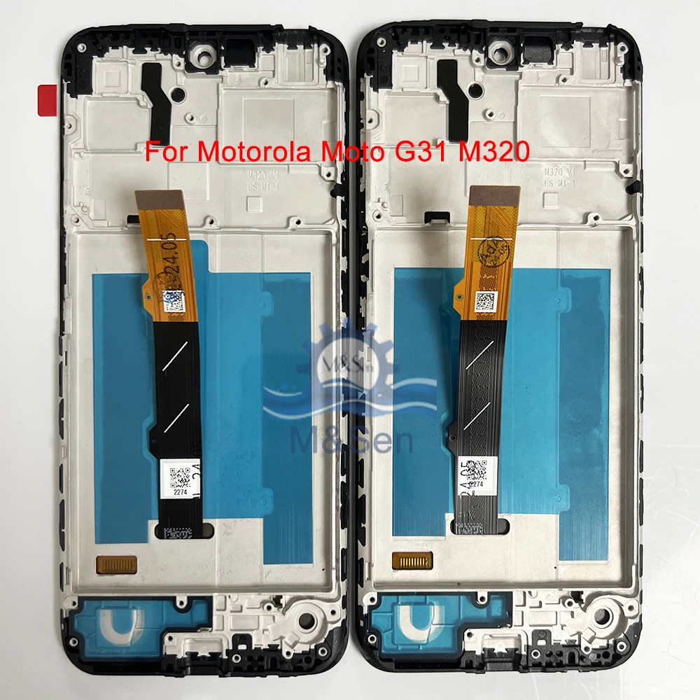 Imagem -02 - Tela Sensível ao Toque Lcd Amoled para Motorola Moto G31 G41 Lcd Xt21672 G71 5g Quadro Original 64 Polegadas