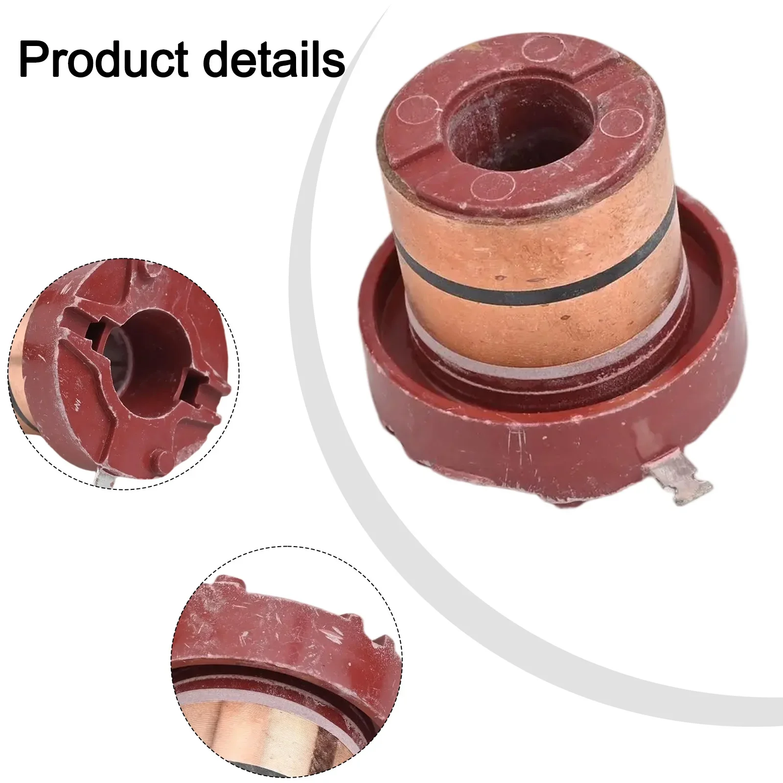 

High Speed DC Motor Copper Collector Slip Ring 2 Ring Assembly with Dimensions of 27 6x14x8 5mm for Improved Efficiency