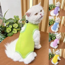 Cat Weaning Suit Anti-licking Recovery Care Clothes After Surgery Puppy Kitten Jumpsuit Cat Sterilizations Suit Pet Vest Outfits