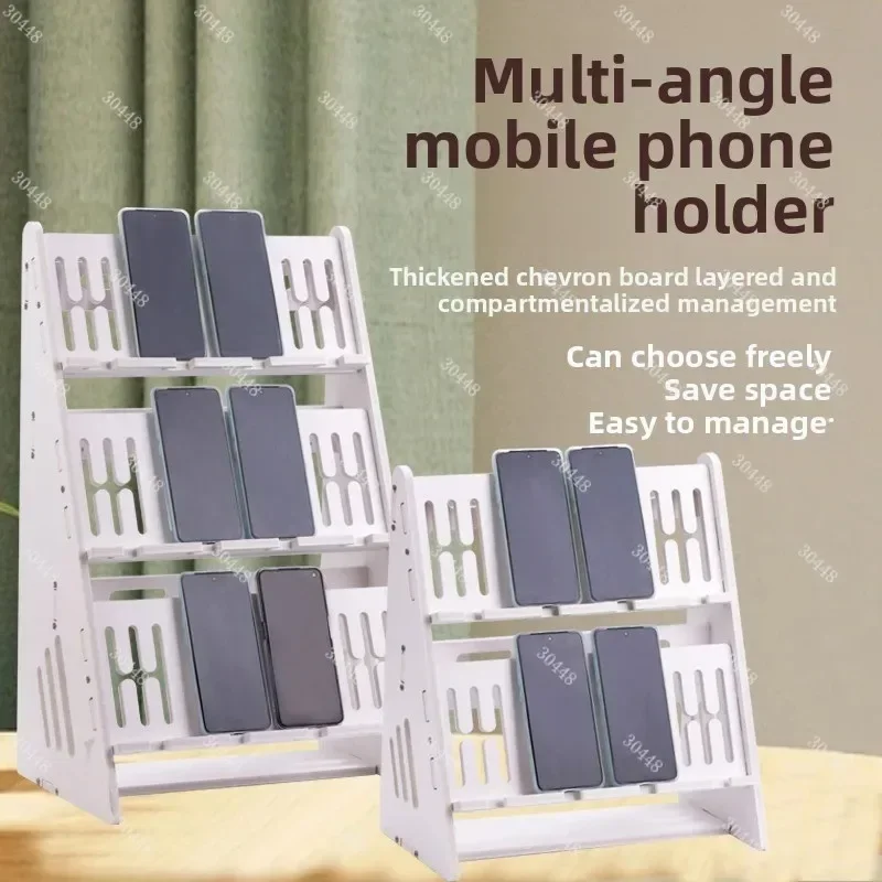 Desktop Mobile Phone Stand Vertical Charging Slot Multi-Screen Cooling Holder for Gaming Live Streaming Office Display