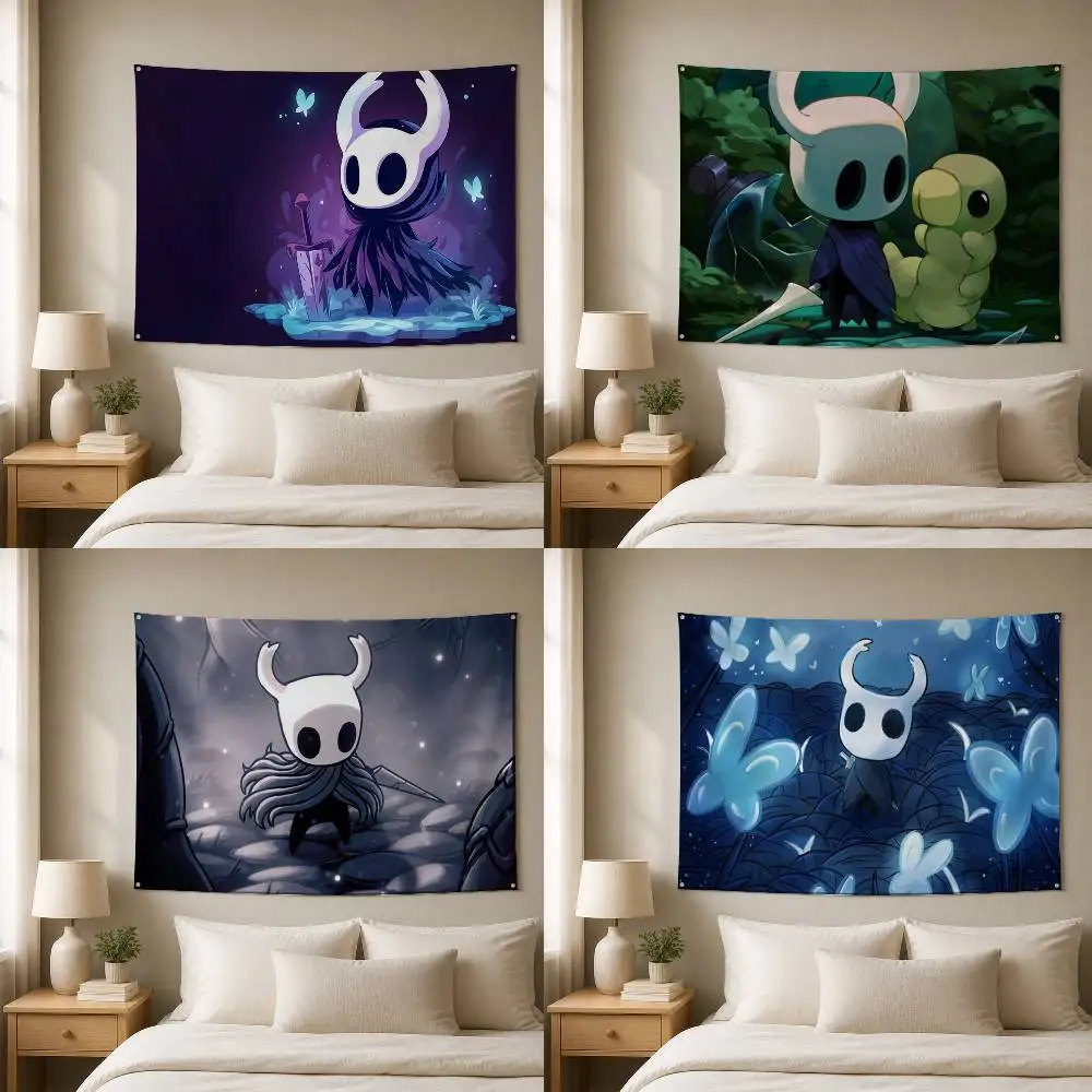 Hollow Knight Decorative Wall Flag Banner for Home Garden Garage Indoor Outdoor Decor