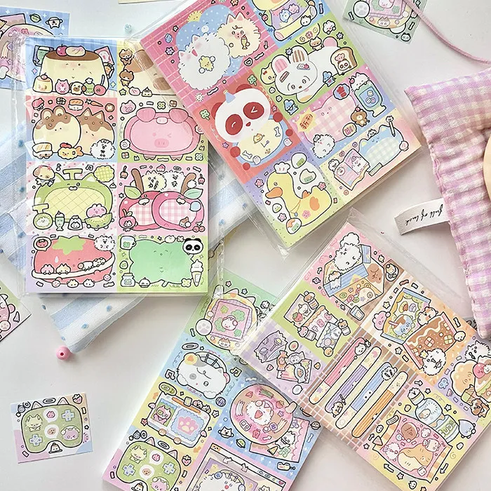 

Yudaifu Grid Memo Notes Convenient Student Journal Material Memo Use High-Value Decorative for Girls