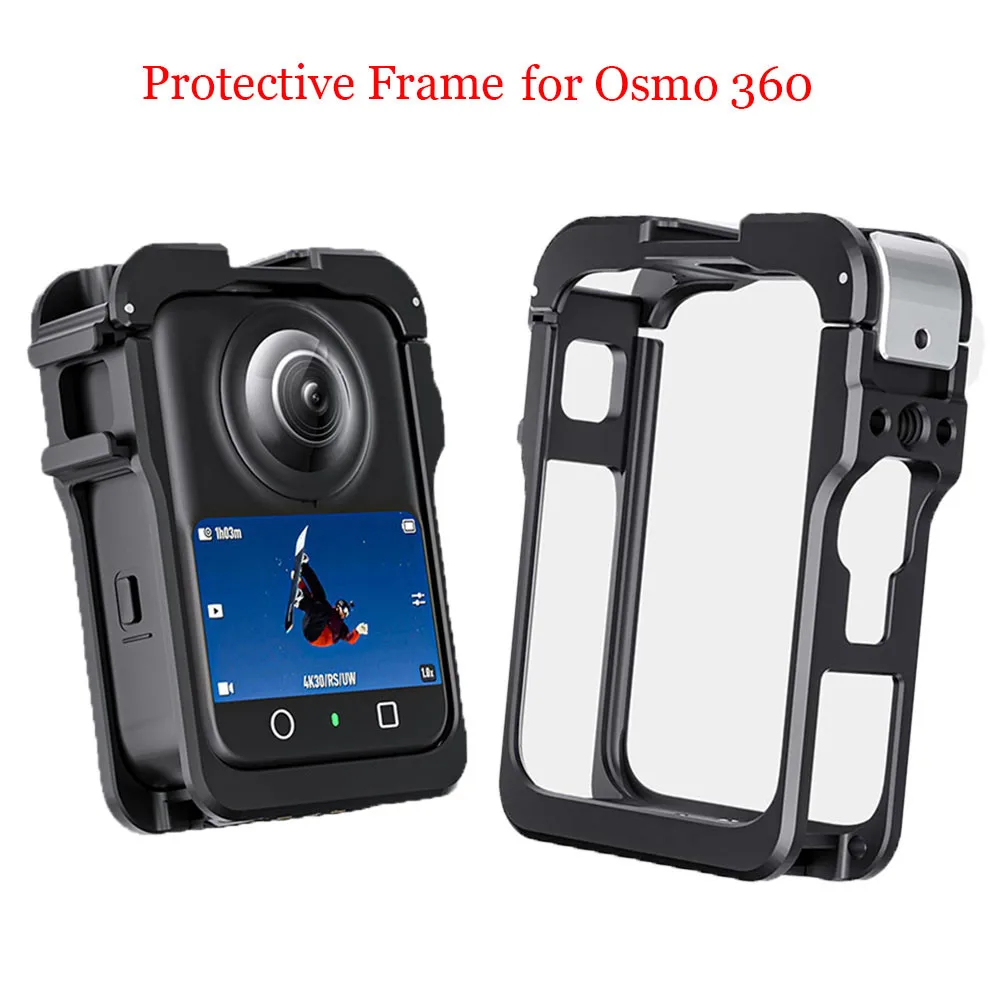 Wide-Angle Rabbit Cage Expansion Metal Frame Protective Frame Adapter for DJI Osmo 360 Full Protective Case Camera  Accessory