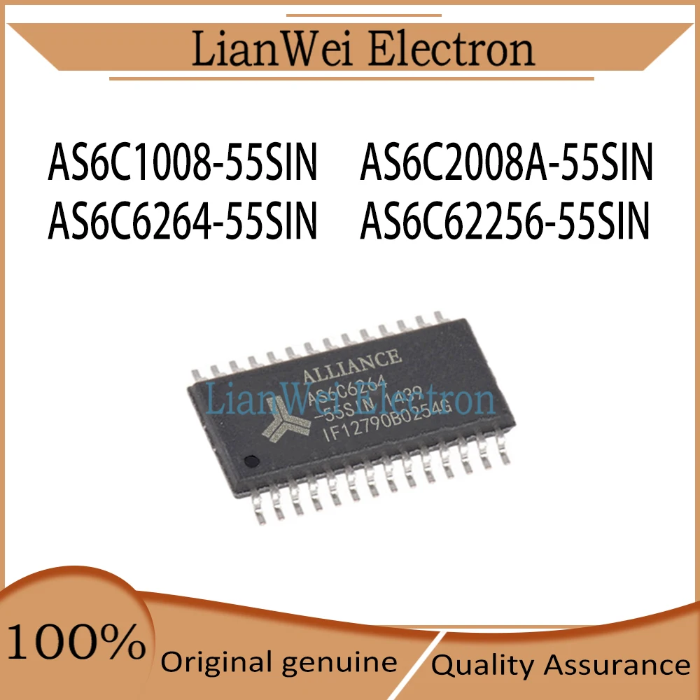 AS6C1008 AS6C2008A AS6C6264 AS6C62256 AS6C1008-55SIN AS6C2008A-55SIN AS6C6264-55SIN AS6C62256-55SIN IC Chipset