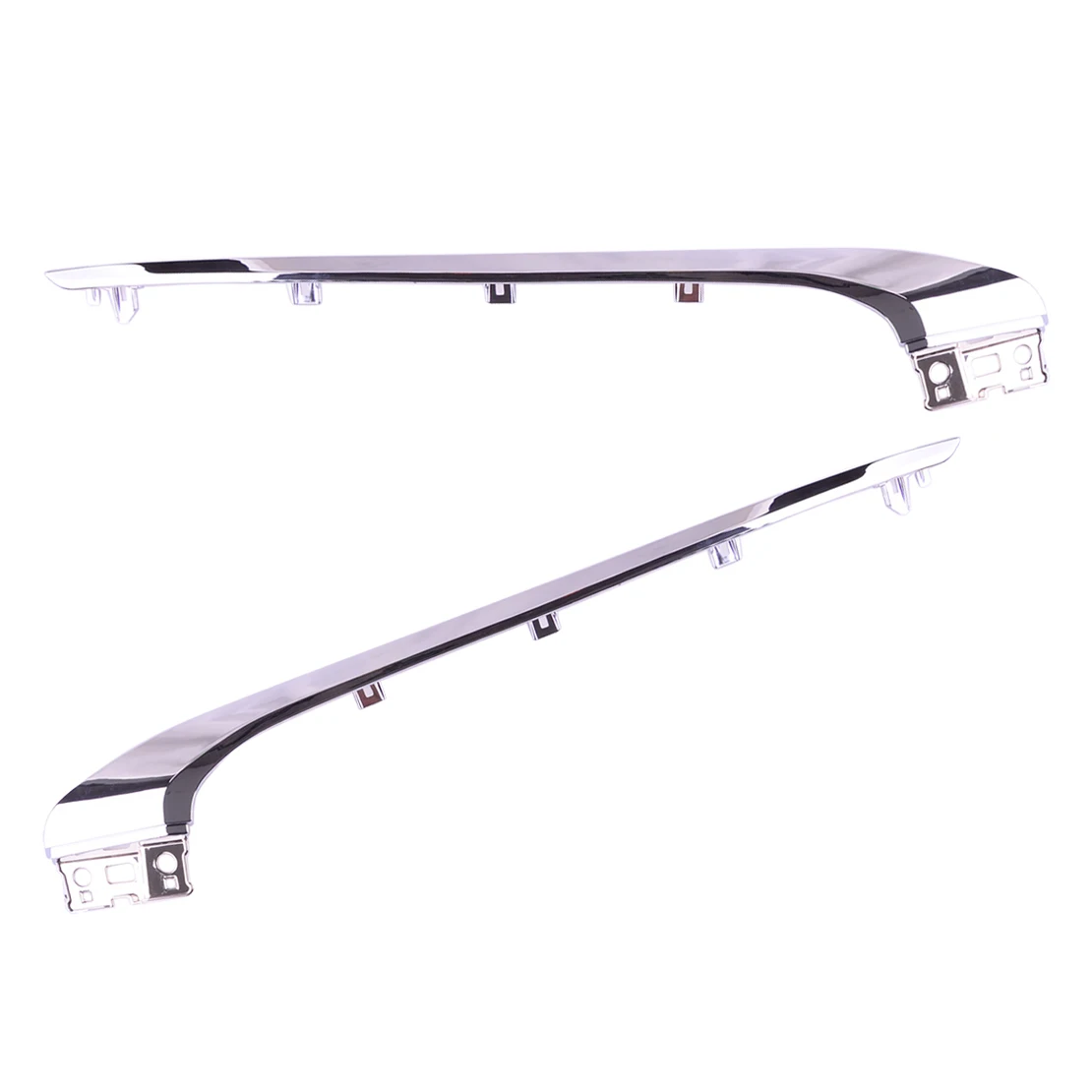 

6407A353 6407A420 1 Pair Car Left Right Front Bumper Upper Molding Strip Fit for Mitsubishi Outlander Sport 2020-2022 Chrome