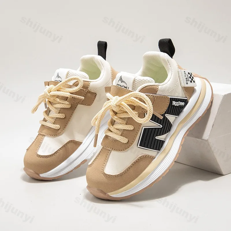 

Детская уличная повседневная спортивная обувь, осень 202, удобная нескользящая обувь на платформе для мальчиков и девочек, модная обувь в полоску, кроссовки для малышей