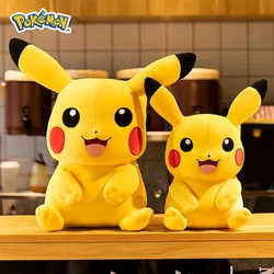 Large Original Pokemon Pikachu Stuffed Plush Toys Genuine Peluche Soft Animal Kawaii Anime Kids Doll Throw Pillow Birthday Gift