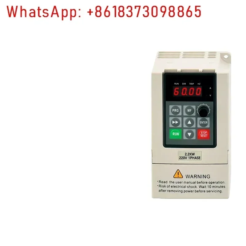 

Solar VFD Inverter Single-phase Input DC280V-400V 1ph Output 220V 0.4KW 0.75KW 1.5KW 2.2KW Single-phase Pump Speed Controller