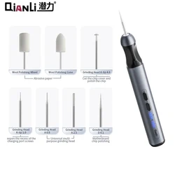 Qianli iHandy moedor elétrico inteligente, carregamento Polimento Pen, Matrix Dot sem fio, CPU Chip Corte, Ferramentas de gravação, DM360-K