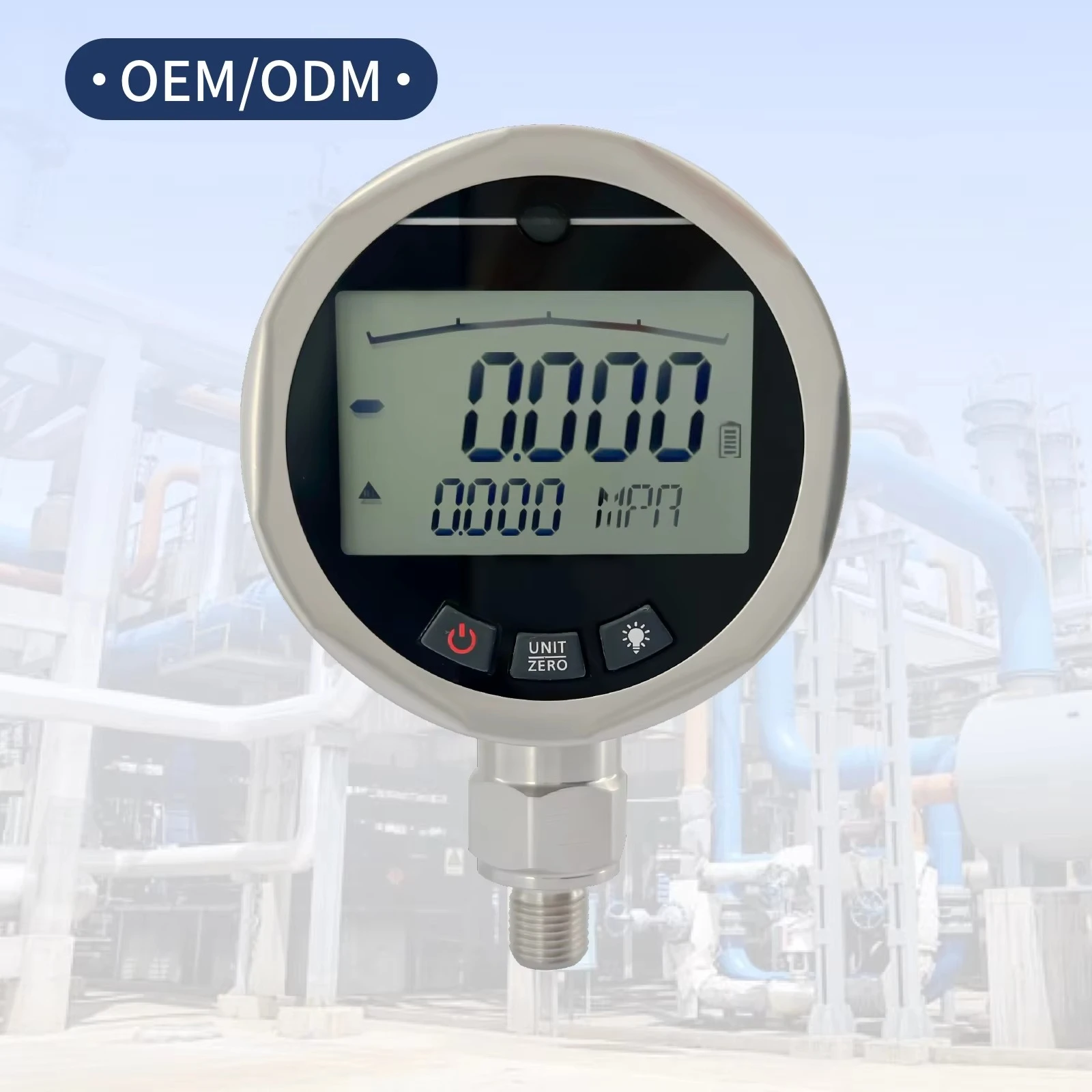 

Factory Intelligent LCD High-precision Digital Display Pressure Gauge Manometer Price